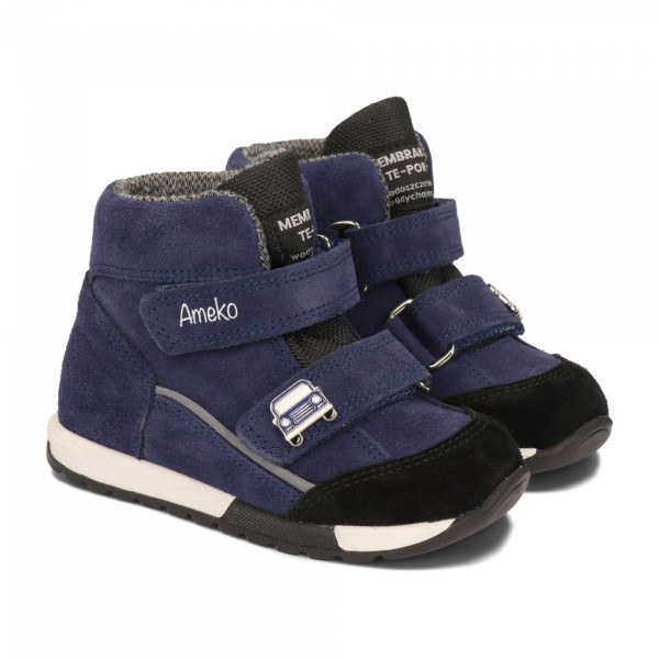 Buty dla chłopca Wiosna Jesień z Dodatkową Wkładką Ocieplaną Ameko Lucky-Navy