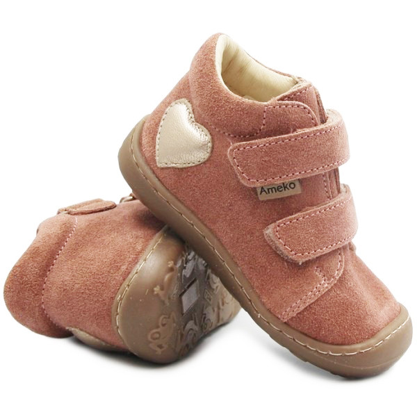 Półbuty Dla Dziewczynki Na Wiosnę Barefoot Ameko Daisy Brownrose