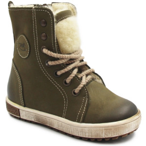 Kozaki dla chłopca na zimę ocieplane wełną Emel e 2651-7