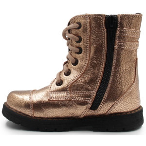 Złote kozaczki dla dziewczynek na zimę Emel EY2605-3