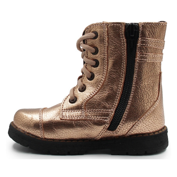 Złote kozaczki dla dziewczynek na zimę Emel EY2605-3