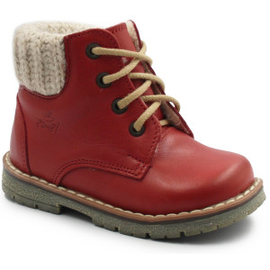 Ocieplane Czerwone Kozaki Dziecięce Emel e 2540a-4