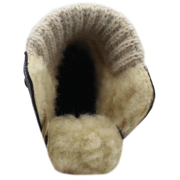 Buty Na Jesień Zimę Ocieplane Kozaki Sweterkowe Emel e 2540a-6