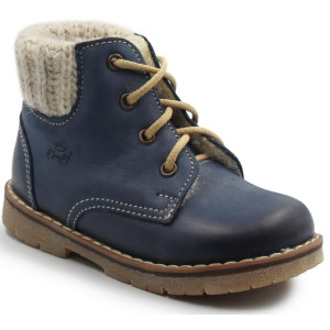 Buty Na Jesień Zimę Ocieplane Kozaki Sweterkowe Emel e 2540a-6