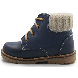 Buty Na Jesień Zimę Ocieplane Kozaki Sweterkowe Emel e 2540a-6