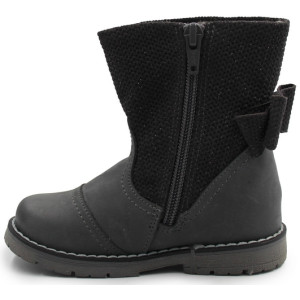 Kozaki dla dziewczynki na zimę ocieplane Emel e 2443b-1