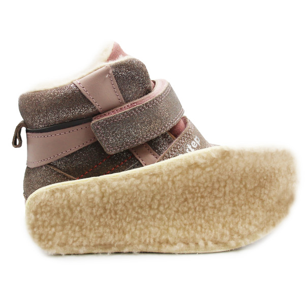 Zimowe Buty Dla Dziewczynki Brokatowe Barefoot DD STEP W063-42254C