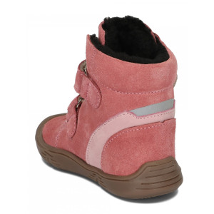 Buty Na Zimę Dla Dziewczynki Barefoot + Wkładka Ocieplana Ameko Dudu-Coral