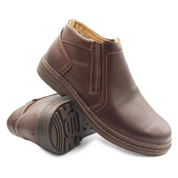 Eleganckie Buty Na Jesień Męskie Ocieplane Helios 886