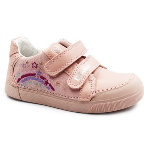 Buty Na Wiosnę Dla Dziewczynki Różowe LED DD STEP S068-51865M
