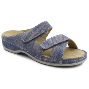 Damskie Klapki Berkemann Felia 01023-344 Jeans