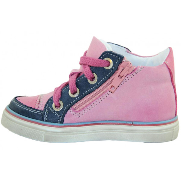 Różowe Sportowe Trzewiki Dziewczęce Emel e 2630-18