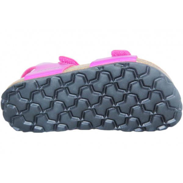 Różowe Dziewczęce Sandały Na Lato Genuins Jean Mirror Fucsia II gatunek