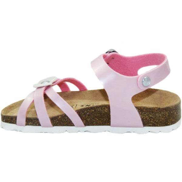 Sandały Dziewczęce Młodzieżowe Z Profilowaną Wkładką Róż Genuins Tampico Space Rosa II gatunek