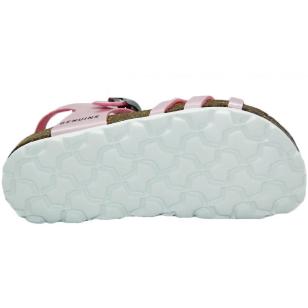 Sandały Dziewczęce Młodzieżowe Z Profilowaną Wkładką Róż Genuins Tampico Space Rosa II gatunek