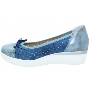 Baleriny Na Koturnie Damskie Na Wiosnę Lato Grunland sc1784 Auge Scarpe Donna Jeans