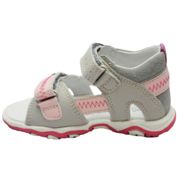 Sandały Buty Bartek w-81824/0sz Sandały dla Dziewczynki z wygodnym zapięciem na Rzepy II gatunek