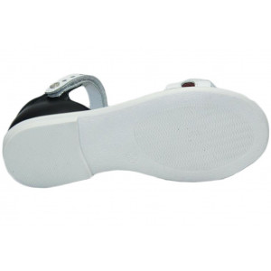 Dziewczęce sandały na lato ze skóry naturalnej Bartek w-86167/h41 II gatunek