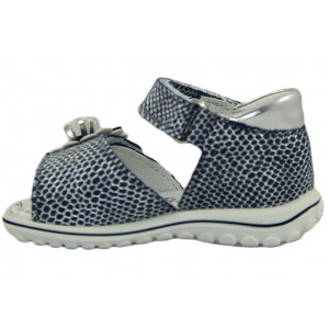 Sandały Buty Primigi 1361711 Dziewczęce Sandały na Rzepy z Ozdobnym Kwiatkiem