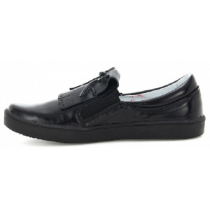 Eleganckie mokasyny do szkoły młodzieżowe na jesień BARTEK w-28701/sz/1sd