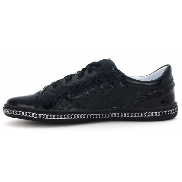 Buty Półbuty BARTEK w-95524/sz/1hw Dziewczęce Lakierowane Buty